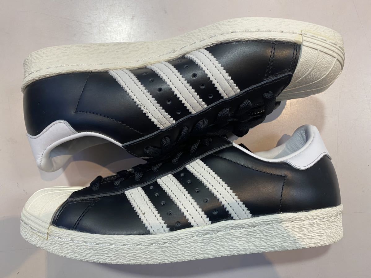 2015 adidas スーパースター 80s VINTAGE DX 黒×白 US6 新品 S74935拍卖