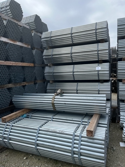 ★☆ 引取限定 新品 単管パイプ 2.0mバタ 直径48.6Φ 厚さ2.4㎜ 100本セット ☆★拍卖