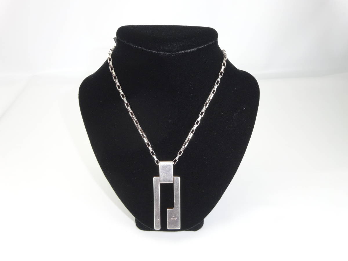 ☆ グッチ Ag925 約50.0㎝位 約17.8g位 中古 ネックレス ☆②G拍卖