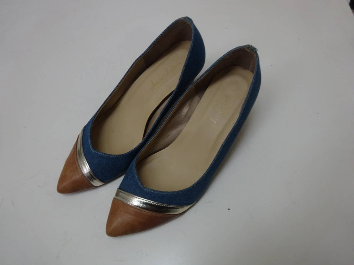 chocolateチョコレート パンプス サイズ24cm拍卖