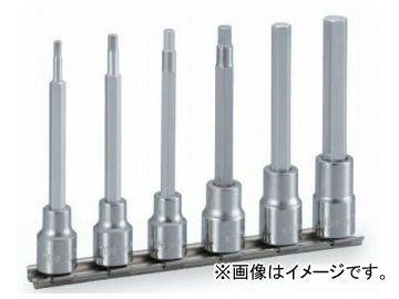 トネ/TONE 9.5mm(3/8”) ロングヘキサゴンソケットセット(ホルダー付) 6点 品番:HH306L拍卖