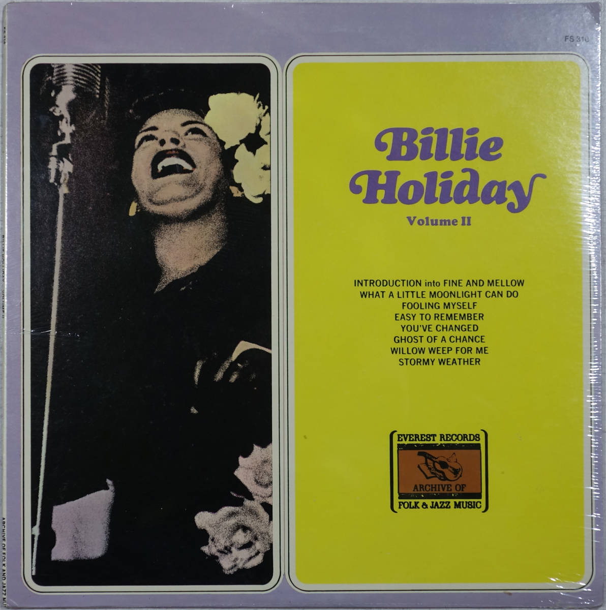 ◆BILLIE HOLIDAY/VOLUME II (US LP/Sealed) -Lester Young, Mal Waldron, Gerry Mulligan, Coleman Hawkins, Charlie Mingus拍卖