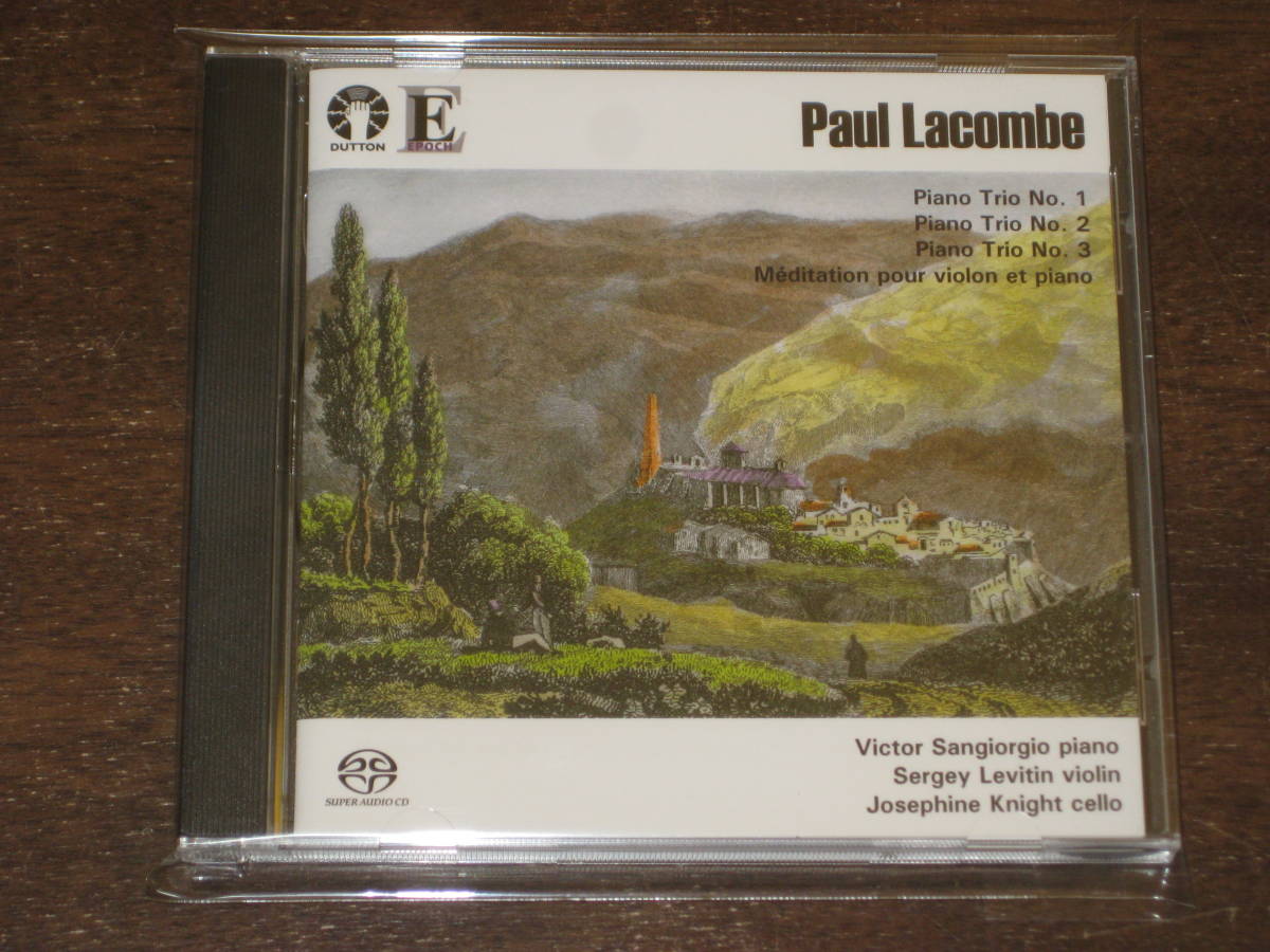☆ V. サンジョルジョ(piano), S. レヴィチン(violin) & J. ナイト(cello) / ラコンブ 2021年発売 Dutton社 Hybrid SACD (CDLX7388) 輸入盤拍卖