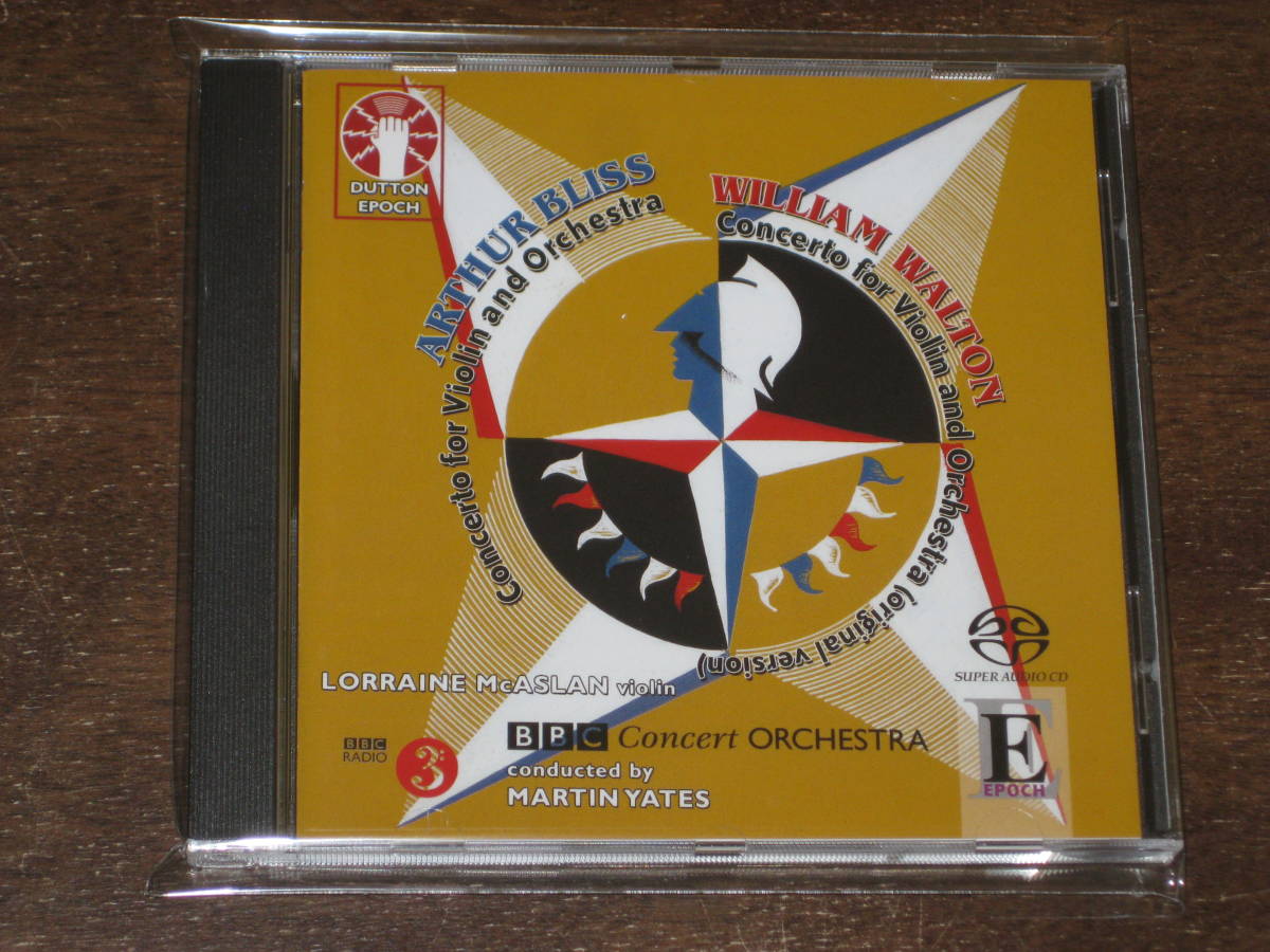 ☆ MARTIN YATES イェーツ & BBC / ウォルトン & ブリス 2017年発売 Dutton社 Hybrid SACD (CDLX7342) 輸入盤拍卖