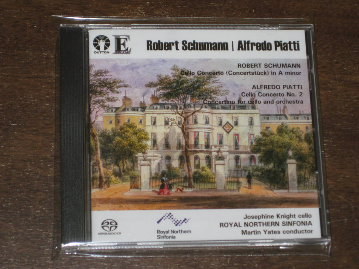 ☆ YATES イェーツ &ロイヤル・ノーザン・シンフォニア/ シューマン & ピアッティ 2020年発売 Dutton社 Hybrid SACD (CDLX7371) 輸入盤拍卖