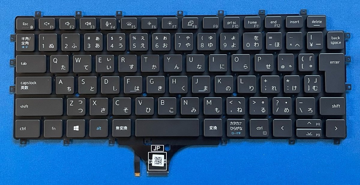 新品 DELL Latitude 9510 9520 等用 バックライト付き日本語キーボード 0CV198拍卖