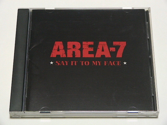 AREA-7 / SAY IT TO MY FACE // CD拍卖