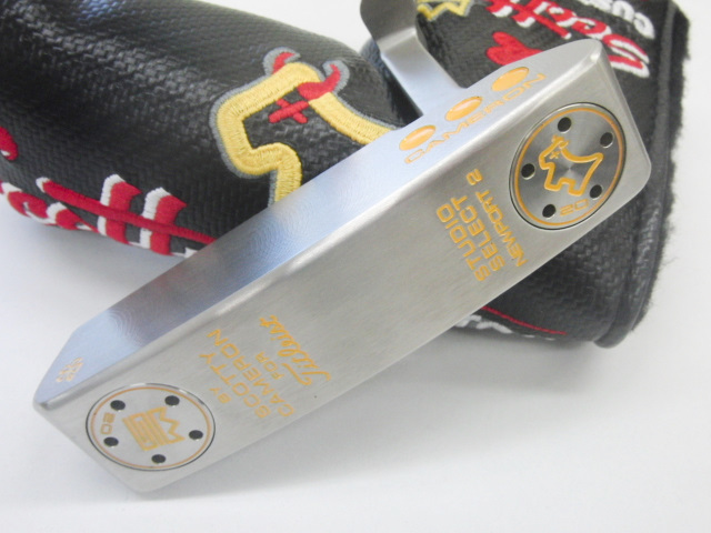 超レアモデル!コース未使用品!Scotty Cameron Junk Yard Dog Studio Select Newport 2 Putter 34Inch拍卖