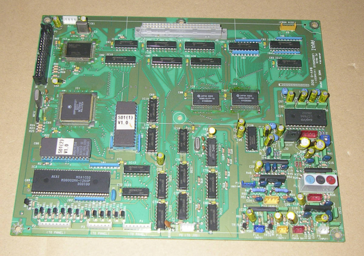 ★AKAI S01 Motherboard (L6025A5010)★OK!!★MADE in JAPAN★拍卖
