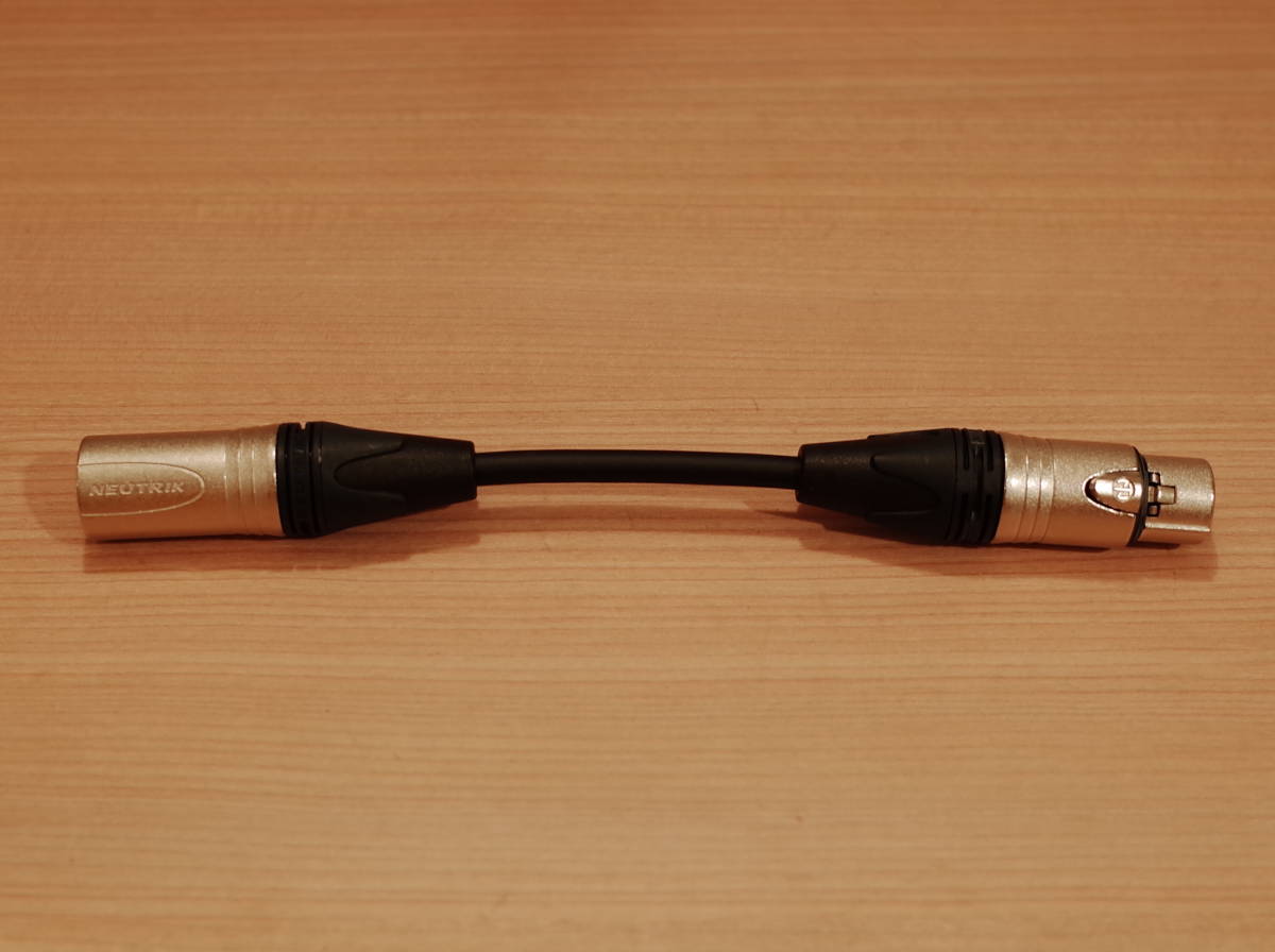 ★ 即決 XLR 逆相ケーブル CANARE L-4E6S NEUTRIK NC3MXX NC3FXX カナレ 14cm ★拍卖