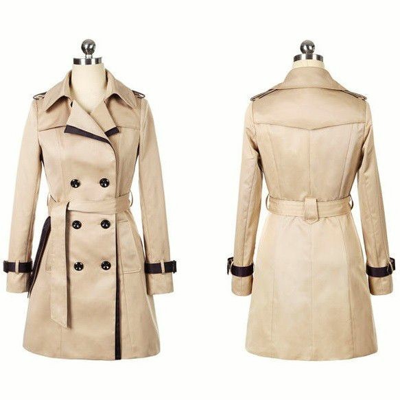 新品 no brand ノーブランド ツイル トレンチコート M ベージュ アウター h106拍卖