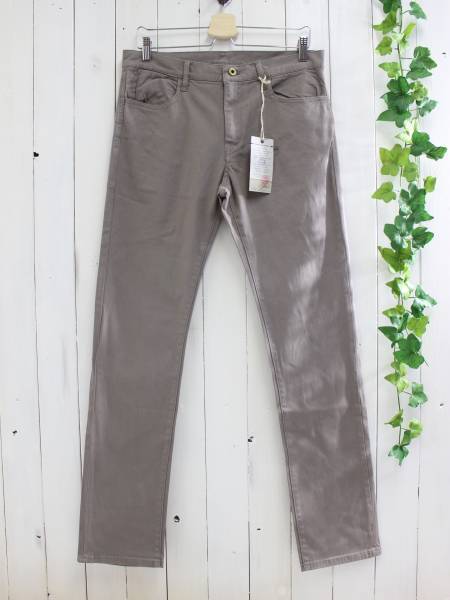 新品*nano universe ナノユニバース*ナロースキニーチノパンツ S グレー【443-4087】拍卖