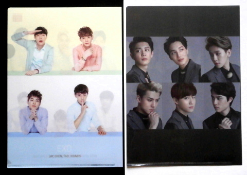 即決◆EXO ◆ロッテ免税店◆クリアファイル 2種類セット◆非売品◆日本発送拍卖