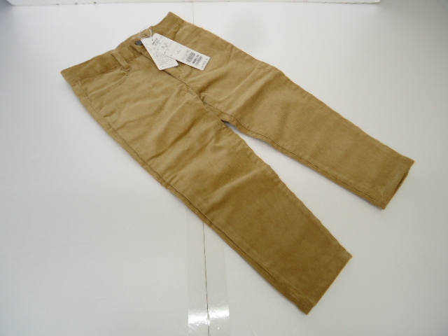 【KCM】jco-14-120A★新品未使用★【COMME CA ISM/コムサイズム】コーデュロイ パンツ 長ズボン アジャスター付 120A キャメル拍卖