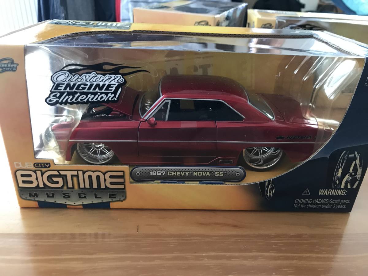 Jada Toys 1/24 未開封 1967年 CHEVY NOVA SS拍卖