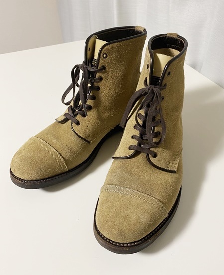 美品☆【ROUGH AND RUGGED】MIL 8HOLE BOOTS ミル 8ホールブーツ L ラフアンドラゲッツ拍卖