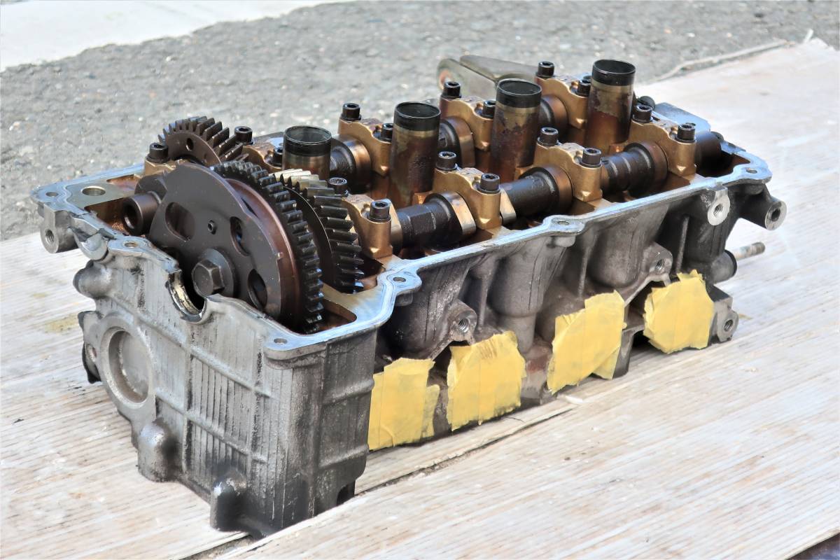 H15 LA-L152S L150S ムーヴ カスタム MOVE 2WD AT JB-DET (ターボ) 4気筒 純正 エンジン シリンダーヘッド / 106227km拍卖