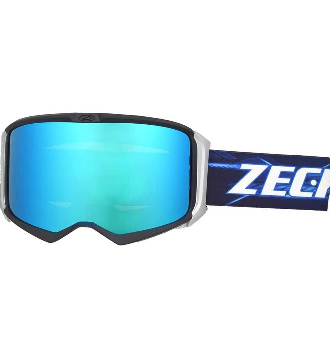 スノーゴーグル ゴーグル CZ-17J アジアンフィット マットブラック スノーボード スキー ダブルレンズ ゼック拍卖