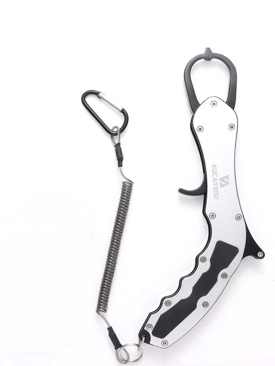フィッシュグリップ ふぃっしゅグリップ 魚つかみ アルミ製超軽量 耐塩水性 錆びない 最大荷重50kg シーバス ヒラマサ ヒラメ 拍卖