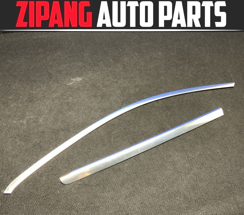 MB212 W205 C220d ワゴン ローレウス 前期 右 クオーター/クォーター ガラス メッキ モール ★2本セット ★変形無し ◎拍卖