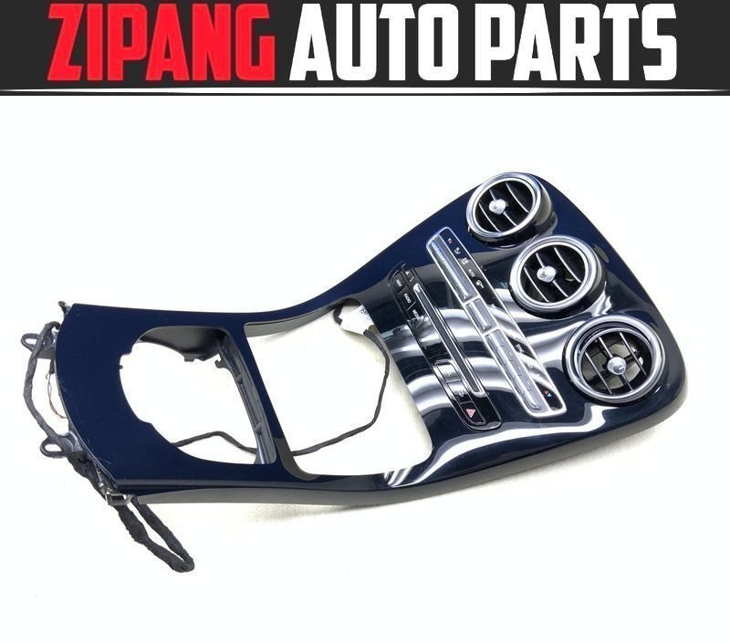 MB189 W205 C180T ローレウスED 前期 センター コンソール パネル エアコン/ハザード/他スイッチ付 ◆ブラック系 ★破損無し ◎ ★即決★拍卖