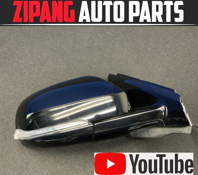 VL047 MB V40 クロスカントリー T5 AWD 右 ドアミラー 電格式/ウインカー付 ◆452 ブラックサファイアM 【動画有り】○拍卖