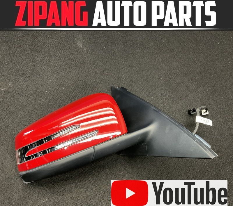 MB209 C204 C180 クーペ 右 ドアミラー 電格式/ウインカー付 ◆590 ファイアオパール 【動画有り】○拍卖