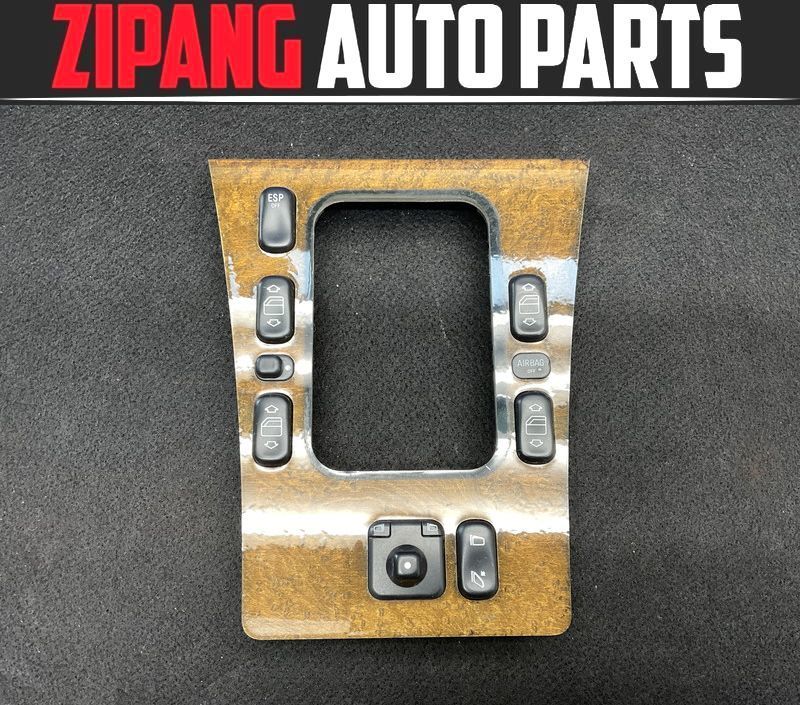 MB198 W210 E320T AV 後期 木目/ウッド シフト パネル/スイッチ付 ★動作OK ○拍卖