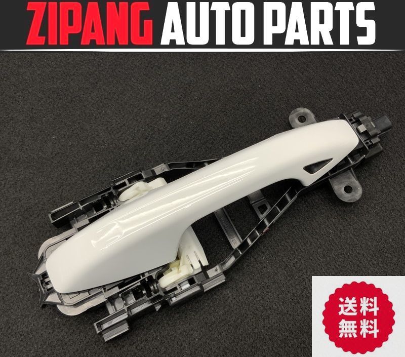 VL025 XB XC40 T4 モメンタム 2WD 右リア ドア アウターハンドル/ドアノブ ◆614 アイスホワイト ★動作OK ★送料無料 ◎拍卖