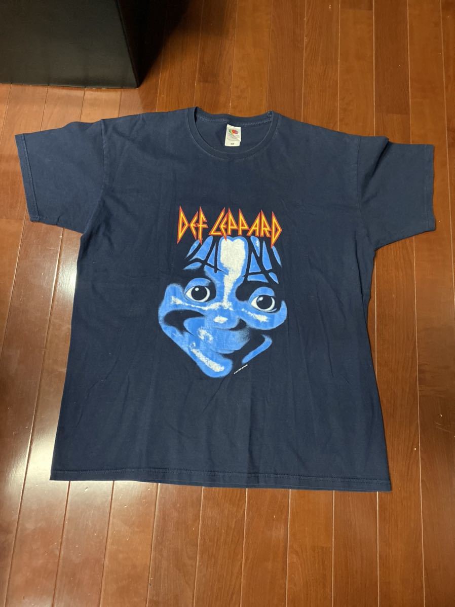 希少00'S 当時物 DEF LEPPARD Tシャツ ヴィンテージ バンドTシャツ XL デフレパード コピーライト 拍卖