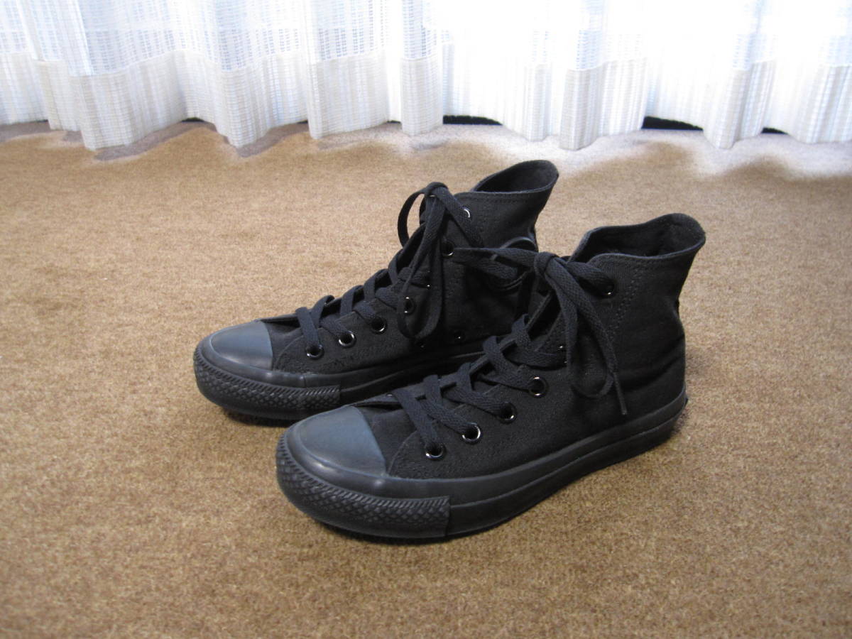 使用少ないキレイ CONVERSE コンバース チャックテイラーHI スニーカー US3.5/22.5cm ブラック拍卖
