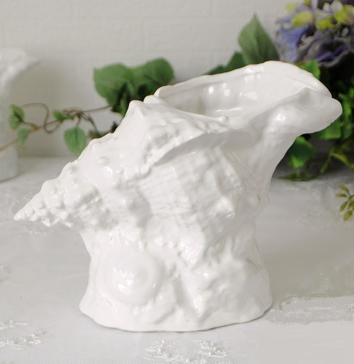 2個セット・白のシェルベース・素敵・マリンテイスト拍卖