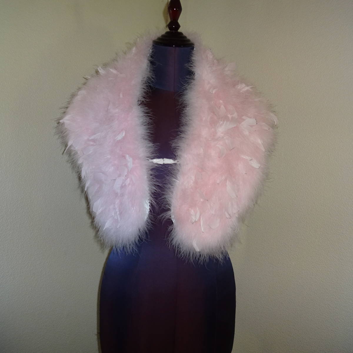 FEATHER STOLE フェザーストール 和装/洋装 可愛いピンク色♪拍卖