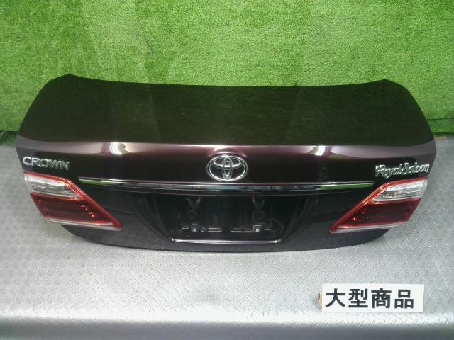 トヨタ(TOYOTA)クラウン GRS200 トランクリッド トランクパネル ヒンジ フィニッシャーテール付 カラー3R0 品番64401-30C40拍卖