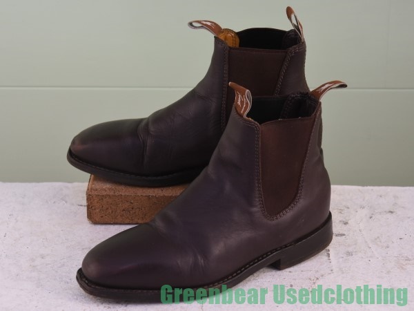 P879◆レディース【Thomas Cook】サイドゴアブーツ 茶 ブラウン 6C 23cm拍卖