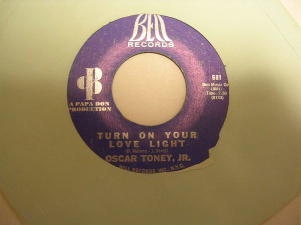 ●SOUL45●OSCAR TONEY JR. / ANY DAY NOW / TURN ON YOUR LOVE LIGHT拍卖