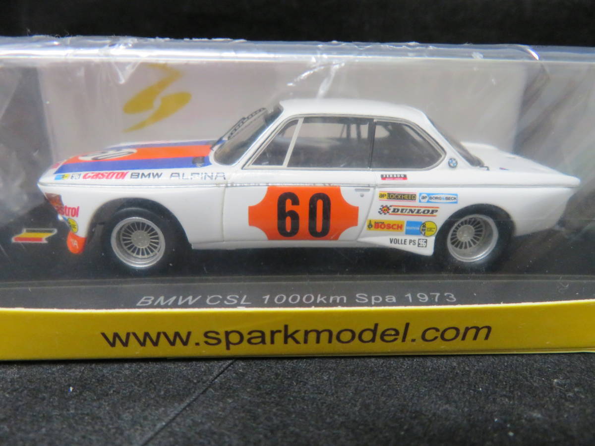 1/43 BMW CSL スパ 1000Km 1973 #60 N,ラウダ、 H,スタック、拍卖