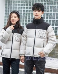 Y704☆新品男女兼用 冬 ダウンジャケット アウトドア 着痩せ 厚い 暖かい オシャレ ハンサム 運動 ブルゾン ホワイト S-3XL拍卖