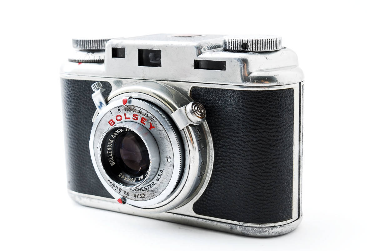 ◆難あり◆ ボルシー BOLSEY MODEL B WOLLENSAK 44mm F3.2 フィルムカメラ 二眼レフカメラ レンジファインダー 現状 #3078拍卖