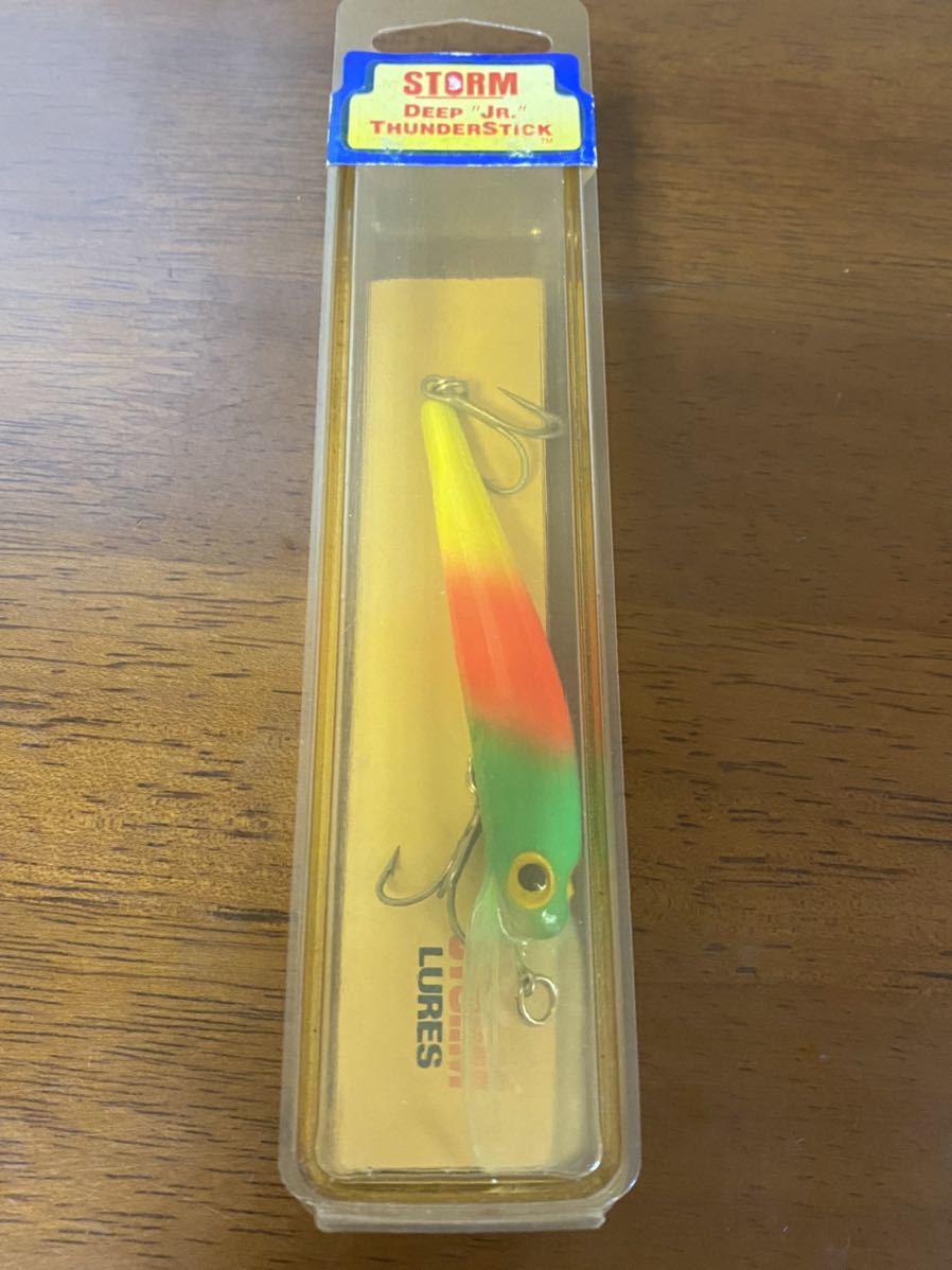 old ストーム ディープジュニア サンダースティック ダイビング ミノー ロングビル DEEP jr THUNDER STICK オールド b級拍卖