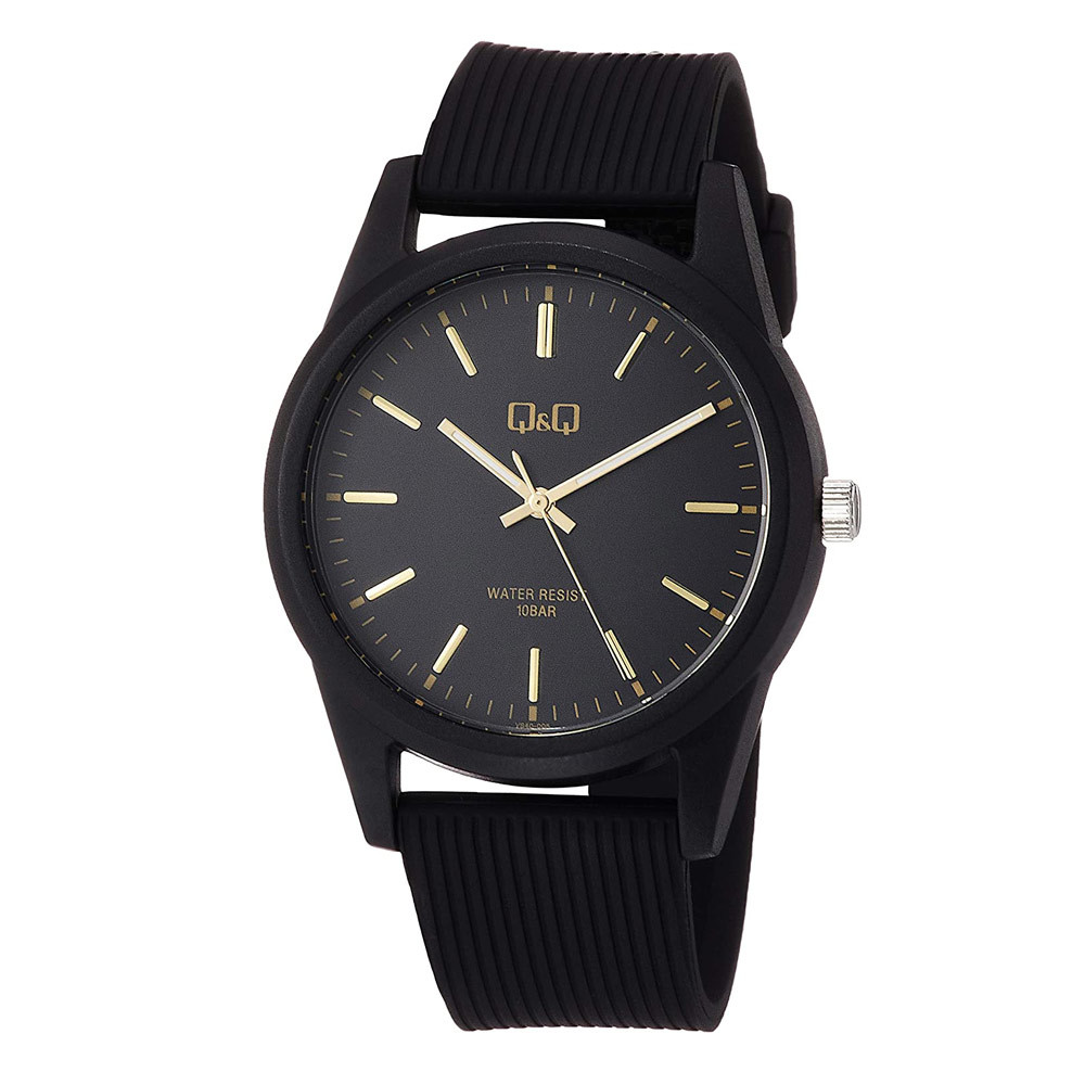 シチズン 腕時計 アナログ 10気圧防水 ウレタンベルト ブラック ゴールド メンズ VS40-005/3171/送料無料拍卖