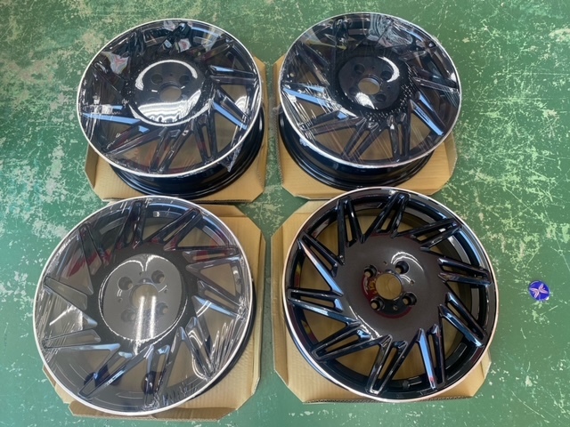 即納!!【新品・展示品】プレミックス 17インチホイール【4本セット】17x5.5J+45 コンパクト 軽自動車 アクア ノート N-BOX など!!拍卖