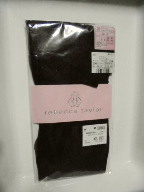 新品 rebecca taylor レベッカテイラー 35デニール サポートタイツ M-L拍卖