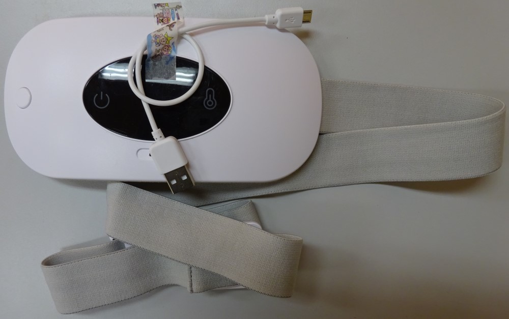 【中古】子宮温活 生理痛対策 マッサージ 子宮ホットベルト 動作確認済み 2022110138拍卖