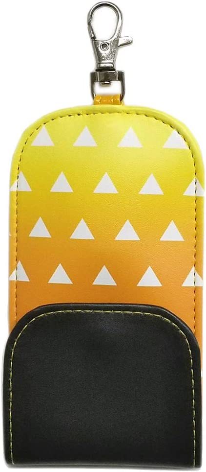 新品¥100~鬼滅の刃 ランドセル取り付け キーケース リール式 キーホルダー きめつのやいばグッズ(我妻善逸)拍卖