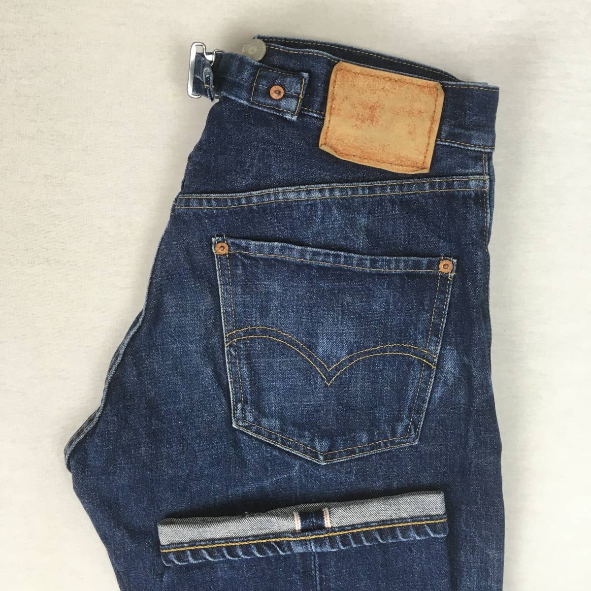 Levi's リーバイス S702-XX 10sMODEL 日本製 96年 デニム パンツ ジーンズ W30 L36 赤耳 復刻 セルビッチ シンチバック サスペンダーボタン拍卖