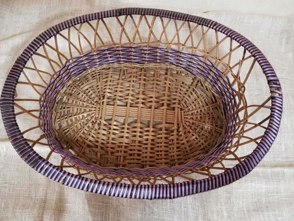 昭和 天然素材 かご 脱衣かご レトロ バスケット 拍卖