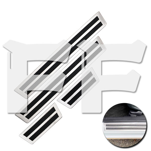 送料無料● ホンダ フィット FIT GR1-8 2020年2月~ スカッフプレート ステップガード カバー 傷付防止 メッキ ステンレス拍卖