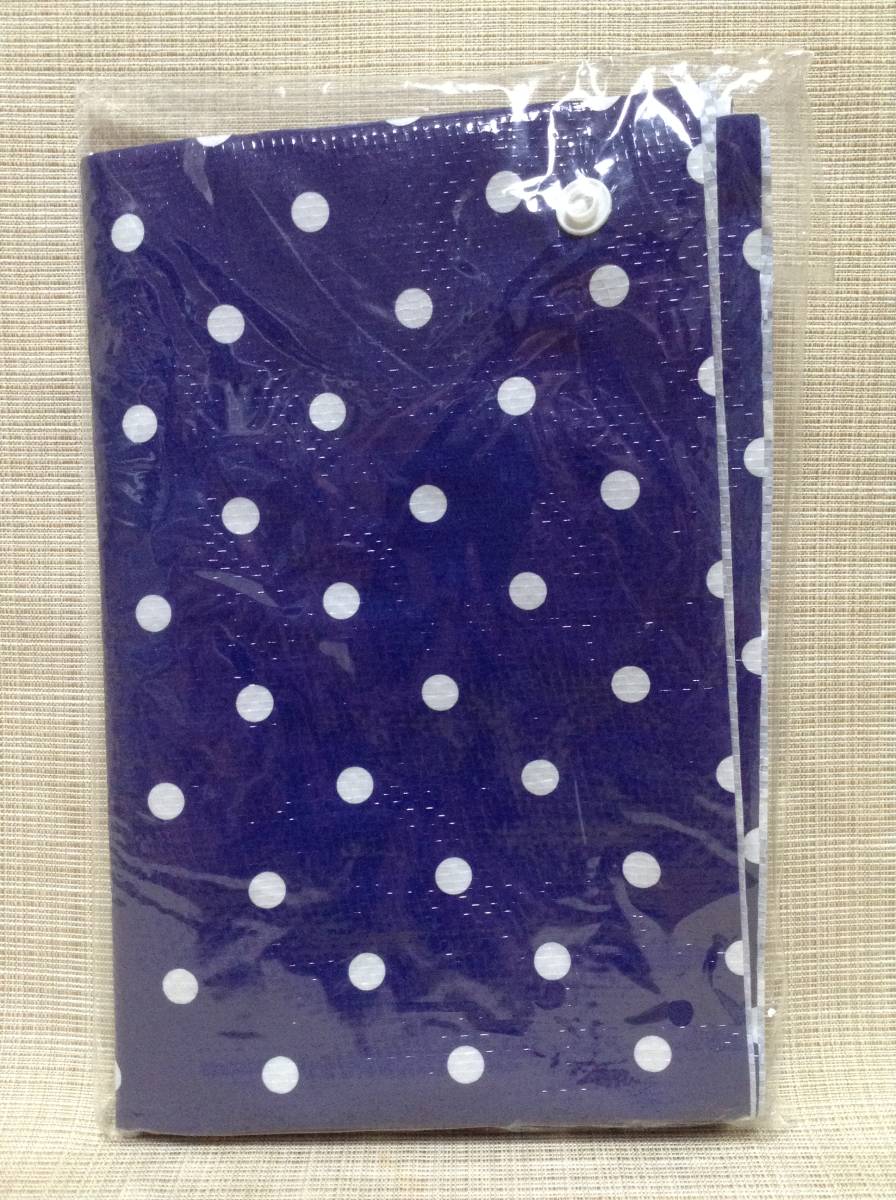 ★非売品★UCC×コールマン 連結レジャーシート ネイビー(紺) 水玉模様 【Coleman】 ユーシーシー スナップボタン拍卖