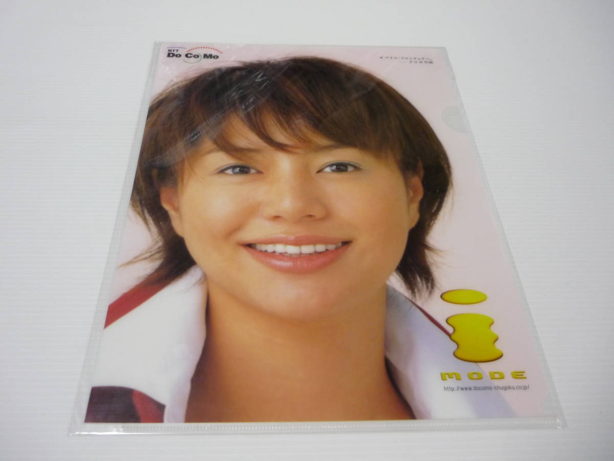 【送料無料】クリアファイル 井川遥はるか A4クリアファイル ドコモ docomo 広告グッズ タレントグッズ拍卖